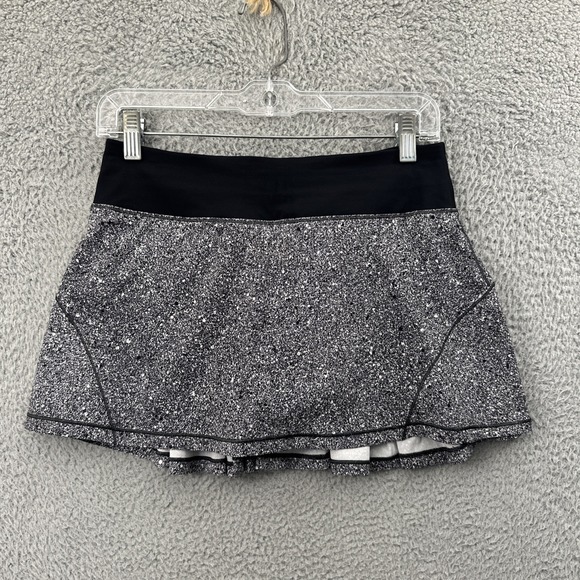 Lululemon Circuit Breaker Skirt Skort Luminesce Splatter Athletic Tennis Women 4 - Picture 1 of 10